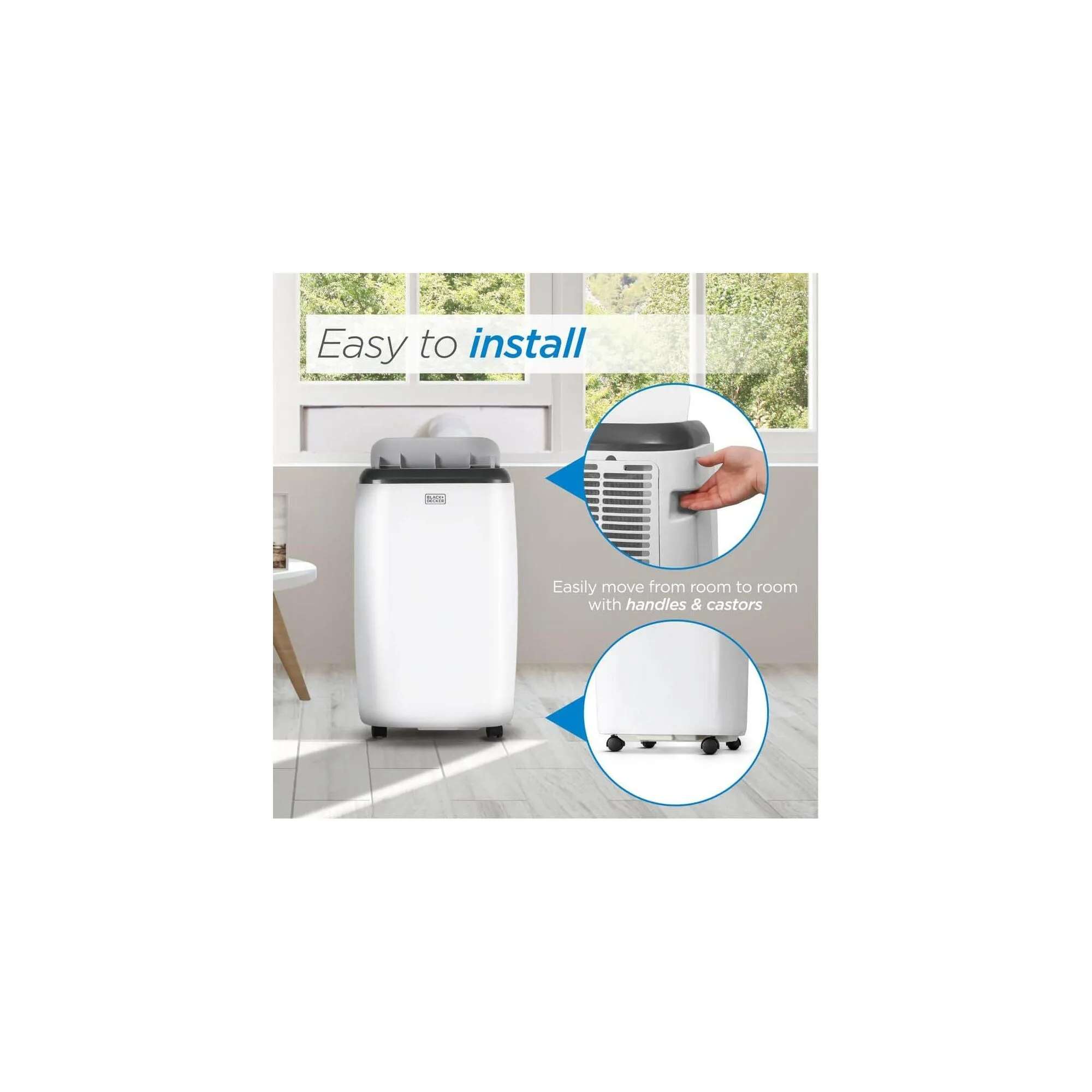 10,000 BTU SACC/CEC (14,000 BTU ASHRAE) Portable Air Conditioner