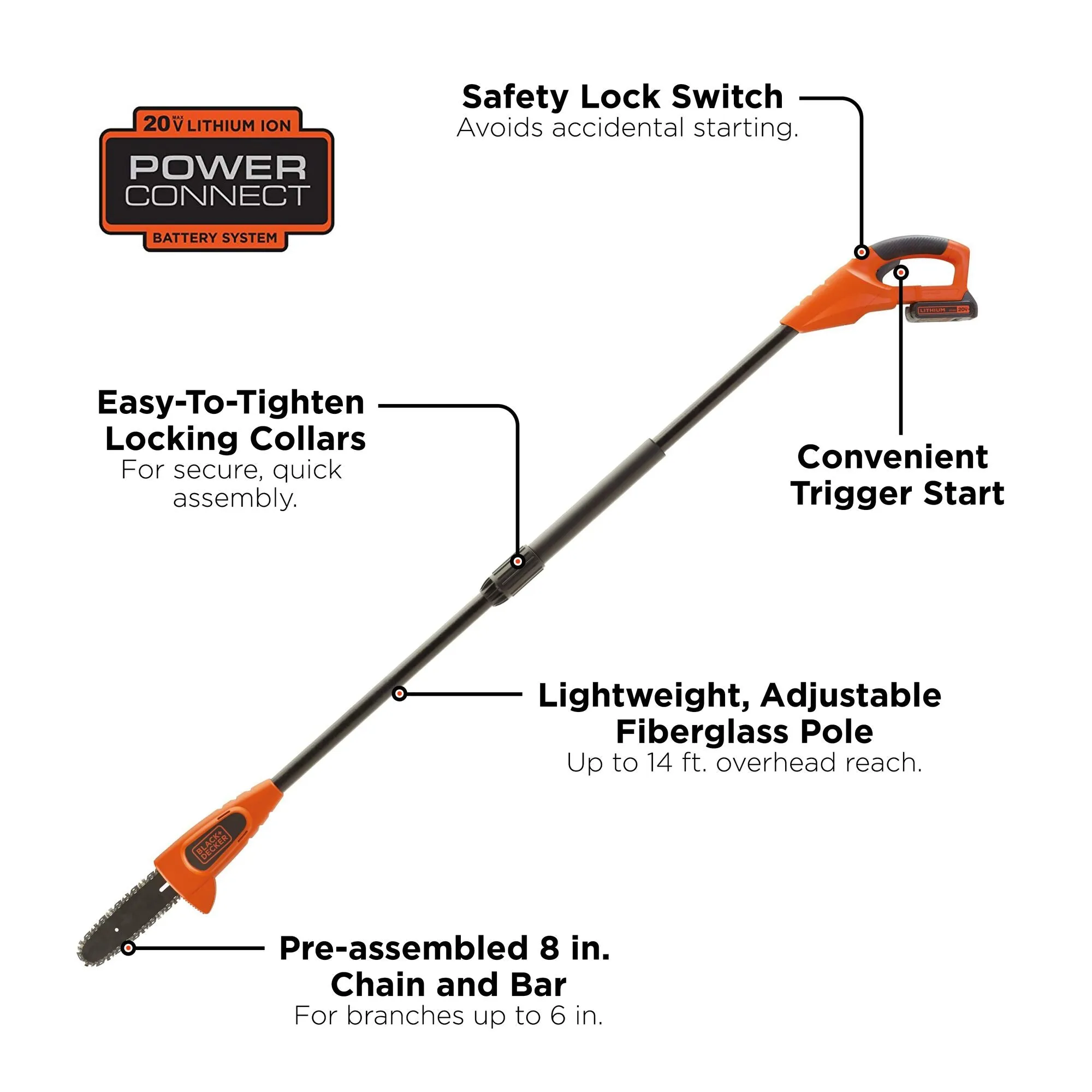 20V MAX* Shear Shrubber & Pole Pruning Saw Combo Kit