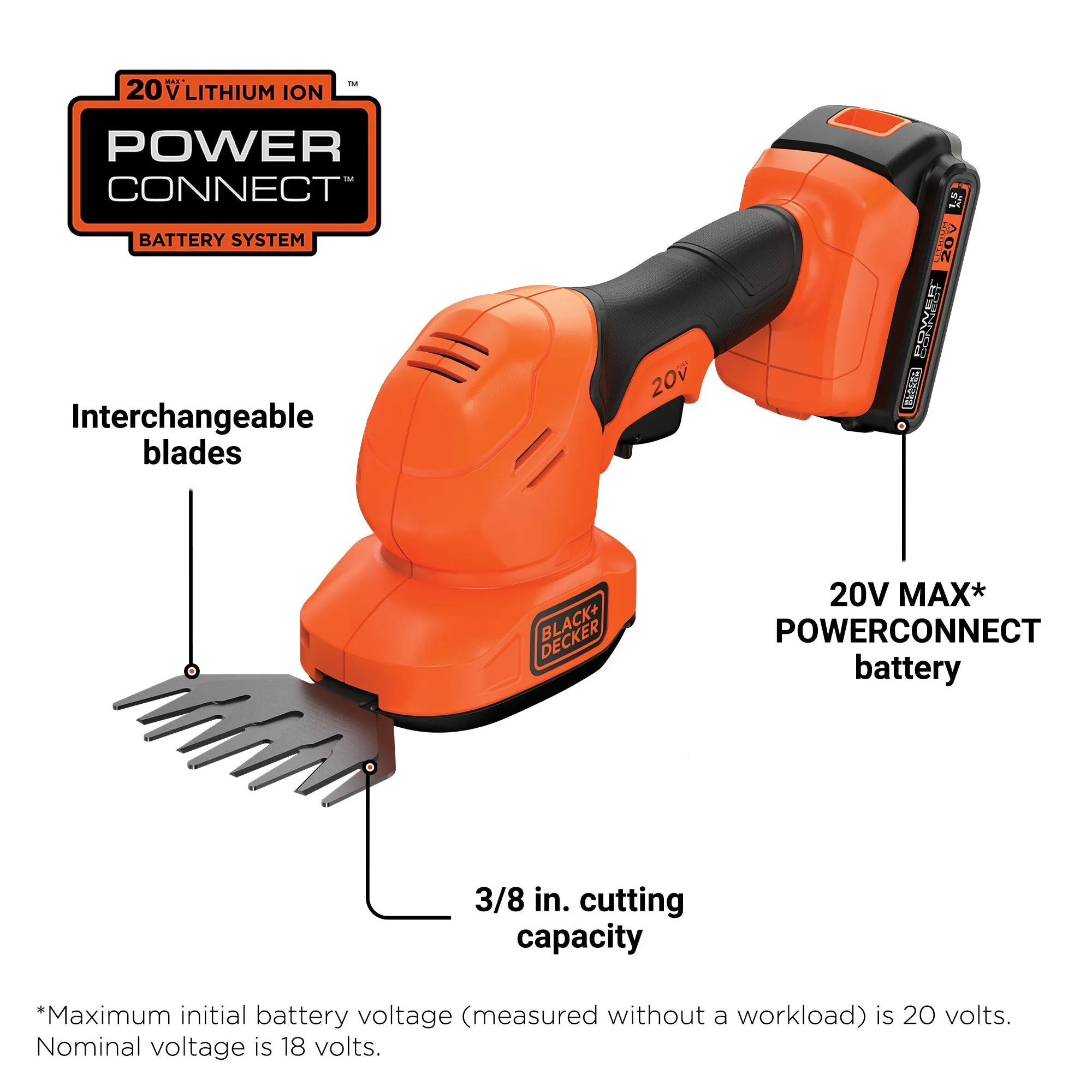 20V MAX* Shear Shrubber & Pole Pruning Saw Combo Kit