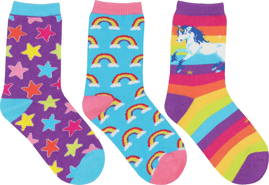 3 Pack  Mini Sparkle Party  Socks - Kids|-|Bas Mini Sparkle Party  Paquet de 3 pour Enfant