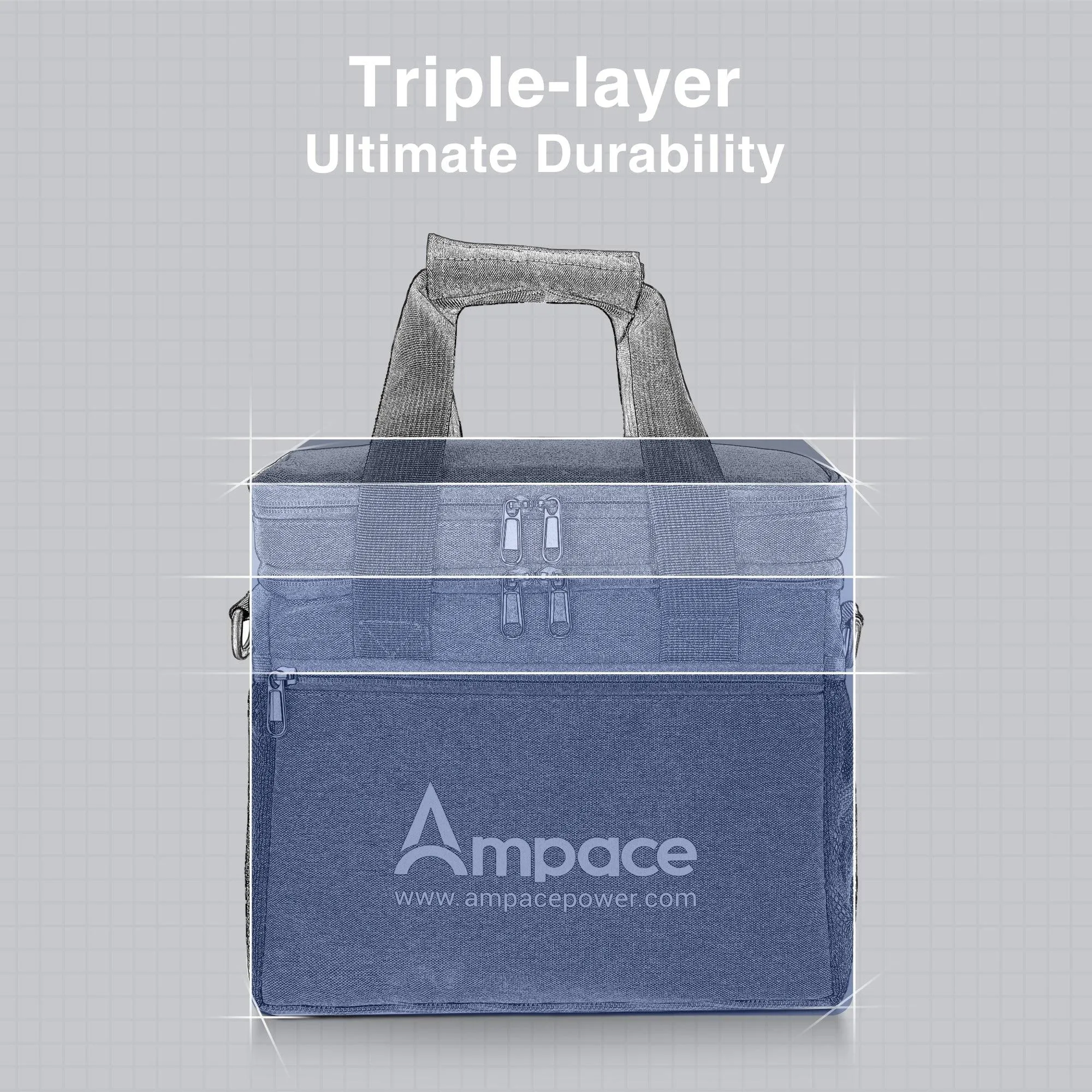Ampace Carrying Case Bag for Andes 600 Pro