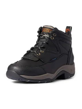Ariat 10038423 Womens Terrain Waterproof Hiking Work Boot Black