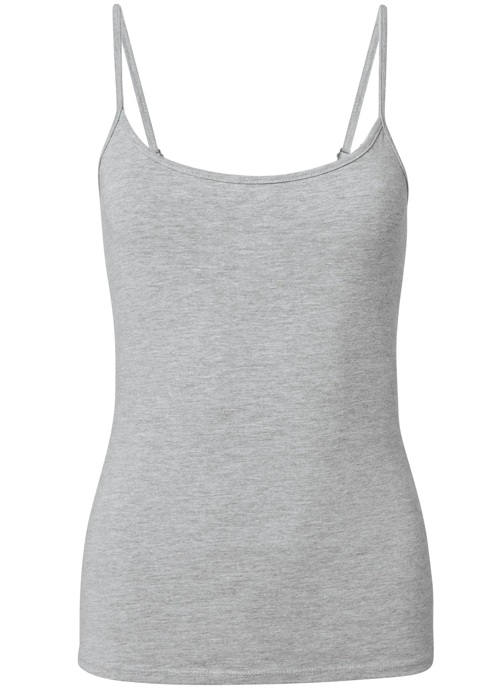 Basic Cami Two Pack - Heather Grey & Nude