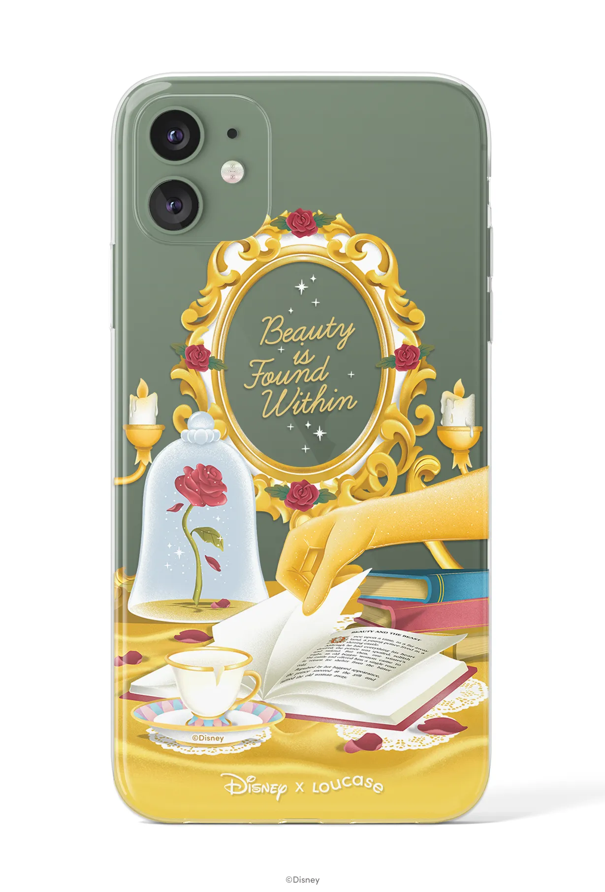 Belle's Vanity - KLEARLUX™ Disney x Loucase Beauty & The Beast Collection Phone Case | LOUCASE