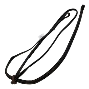 Bobby's English Tack Signature Series Round Raised Fancy Stitched Standing Martingale in Espresso - Horse (Full)