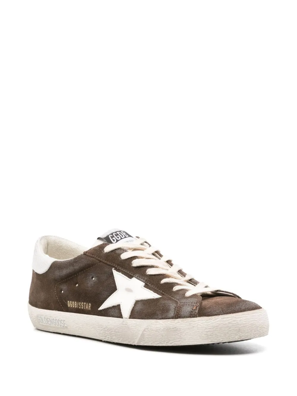 CEDAR BROWN SUEDE STAR SNEAKERS