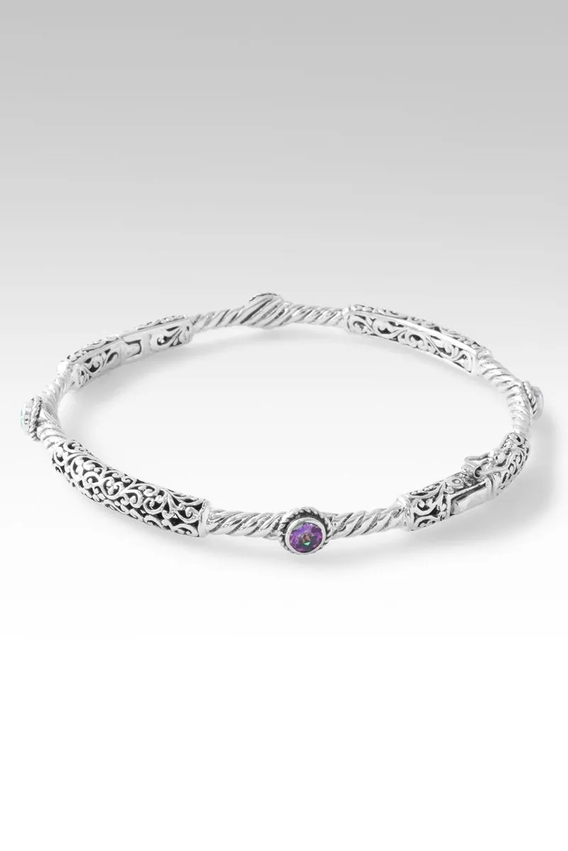 Celebrate Restoration Bangle™ in English Tearose™ Mystic Topaz