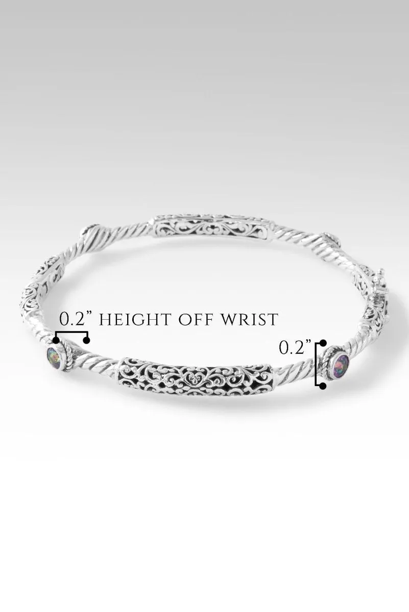 Celebrate Restoration Bangle™ in English Tearose™ Mystic Topaz