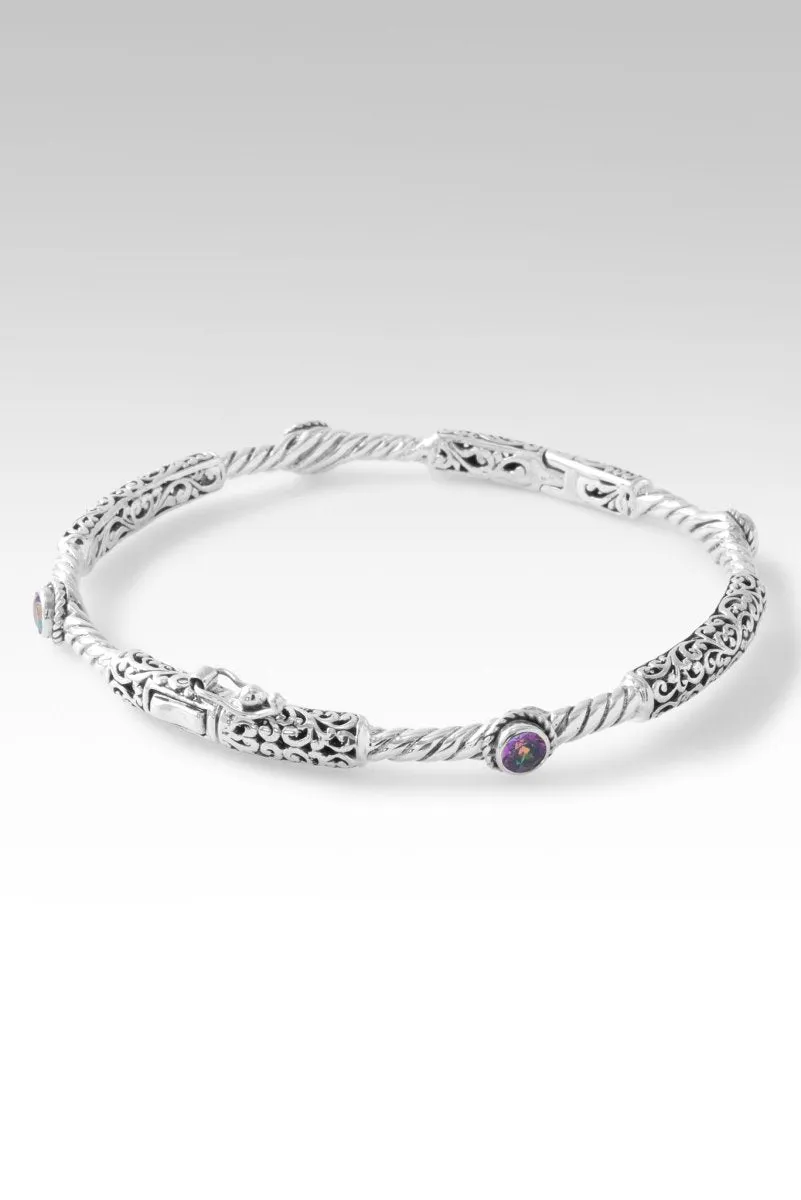 Celebrate Restoration Bangle™ in English Tearose™ Mystic Topaz