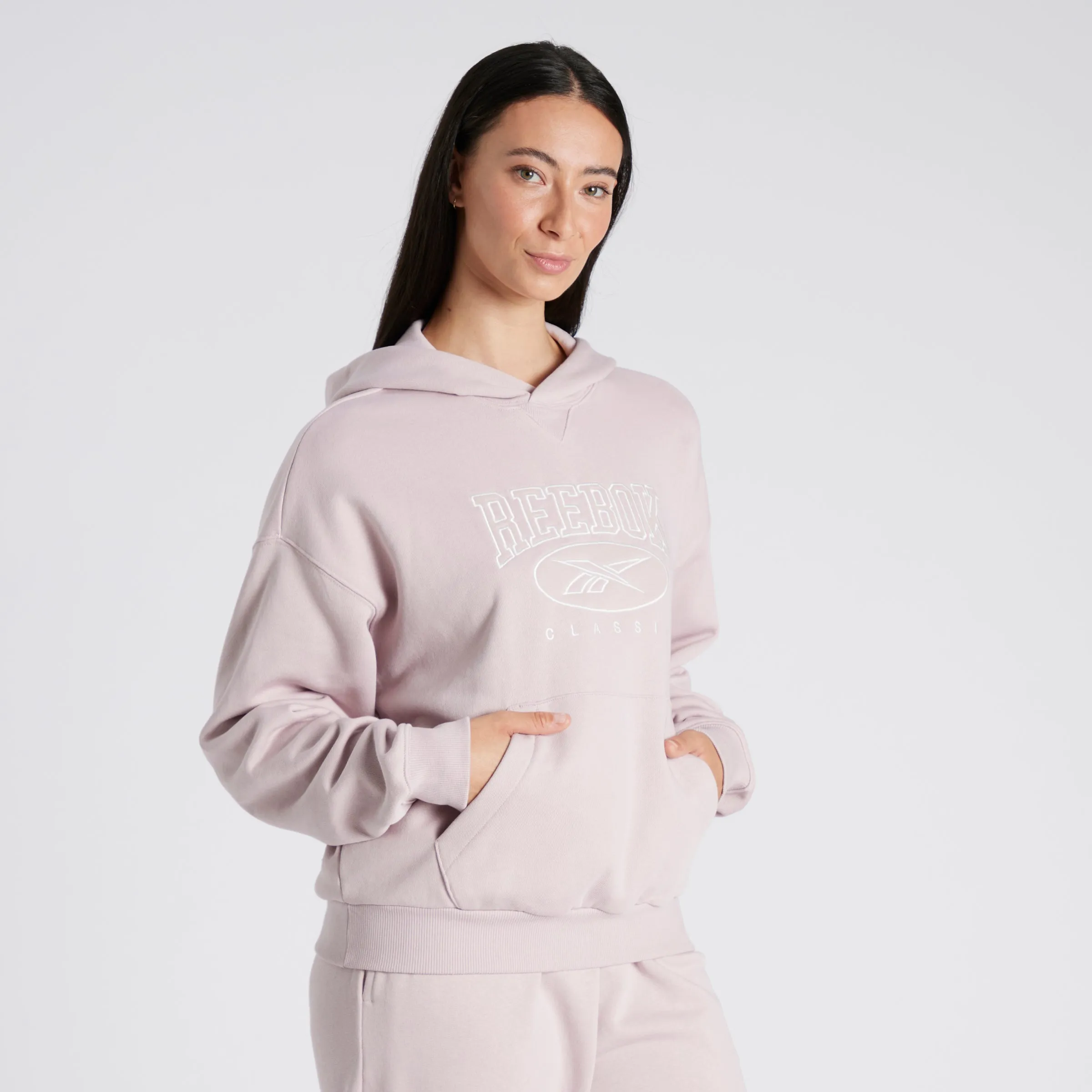 Classics Ae Bl Hoodie Ashen Lilac