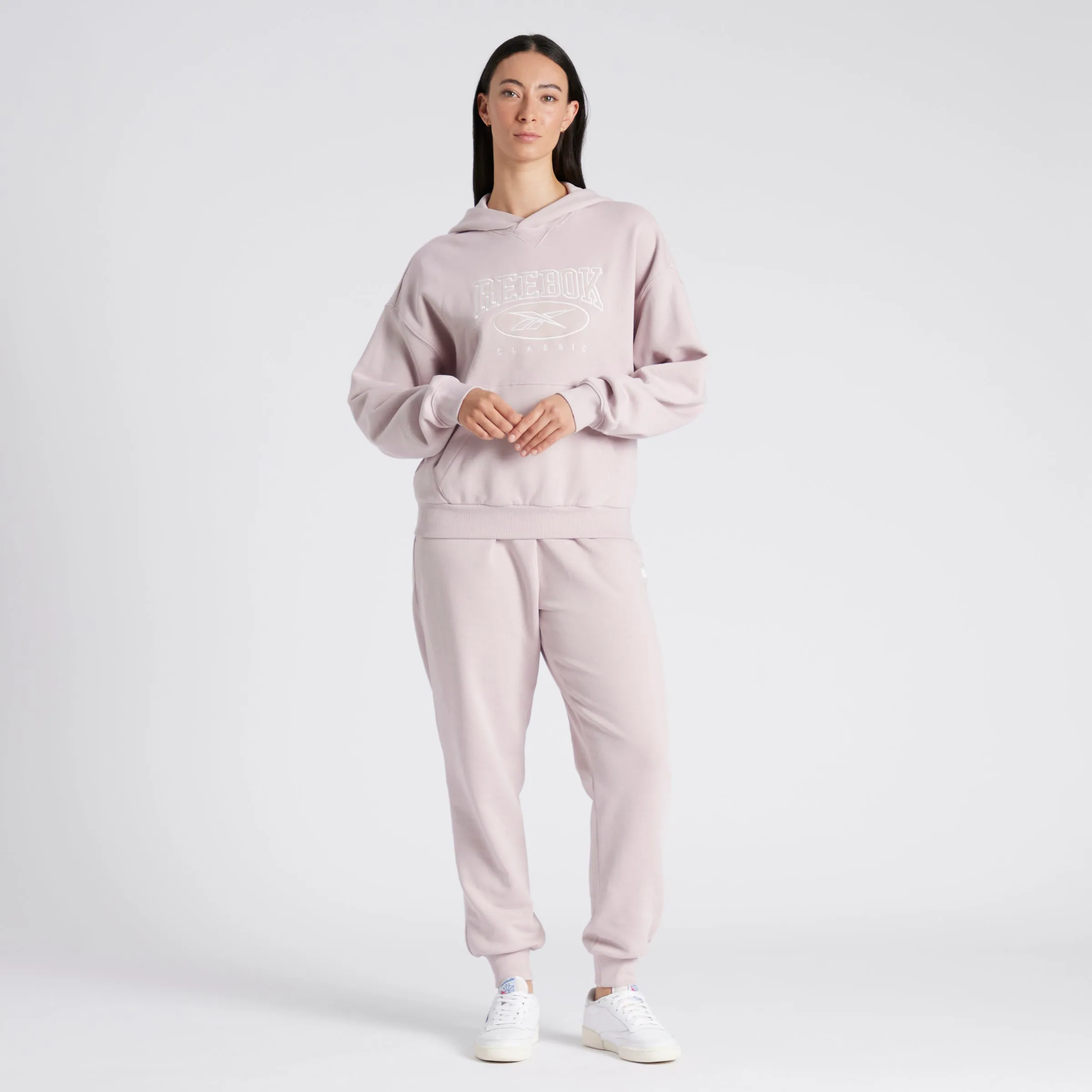 Classics Ae Bl Hoodie Ashen Lilac