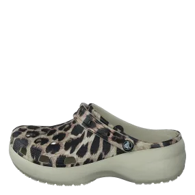 Clscplatformanimalremixclogw Bone/leopard