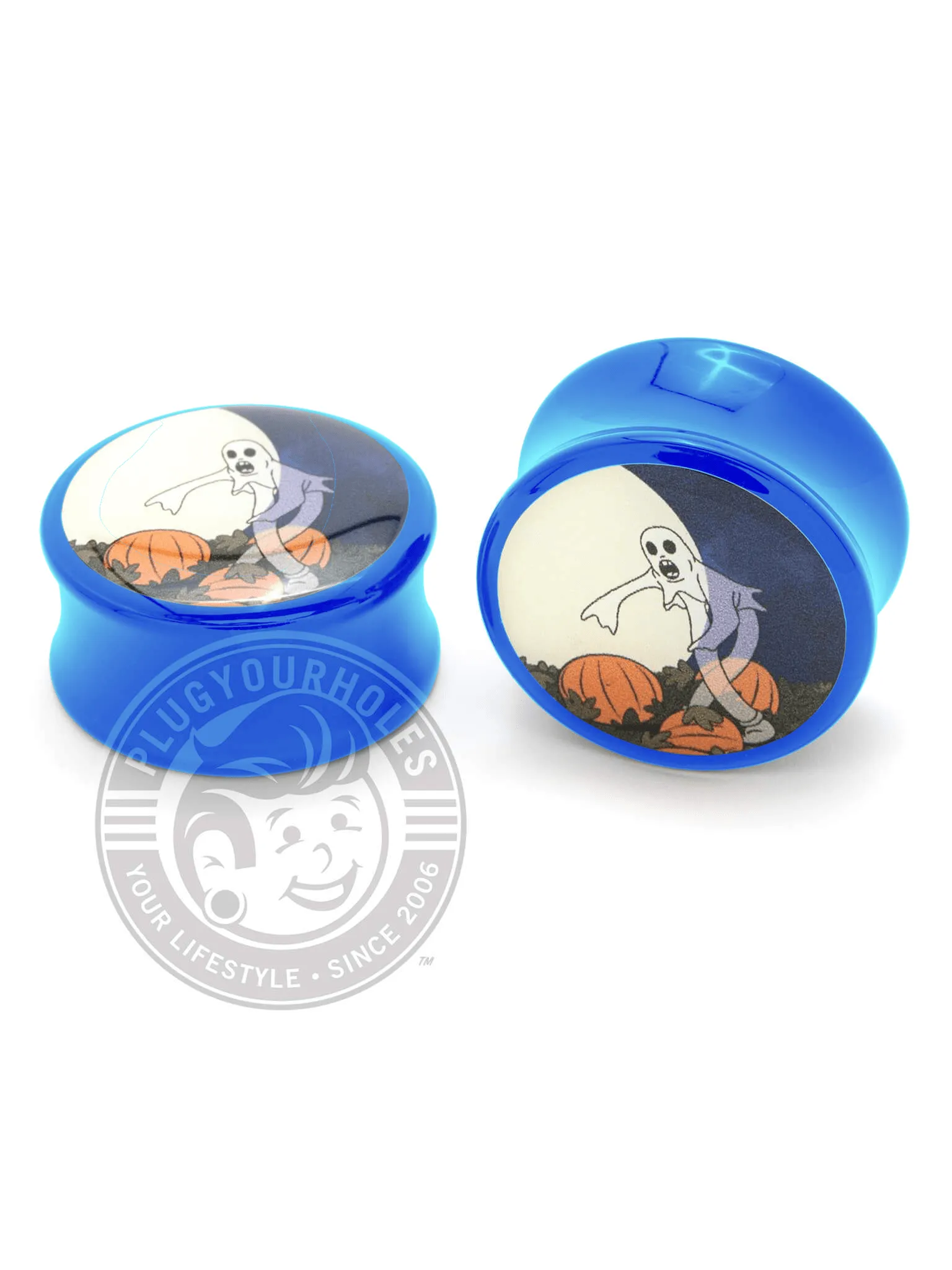 Dancing Ghost Acrylic Image Plugs