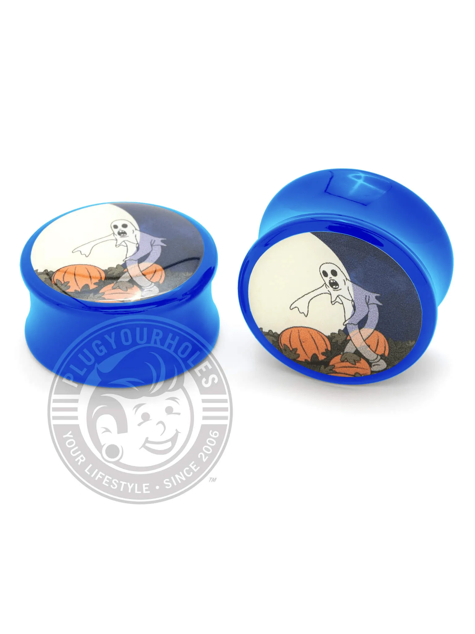Dancing Ghost Acrylic Image Plugs