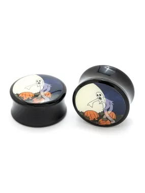 Dancing Ghost Acrylic Image Plugs