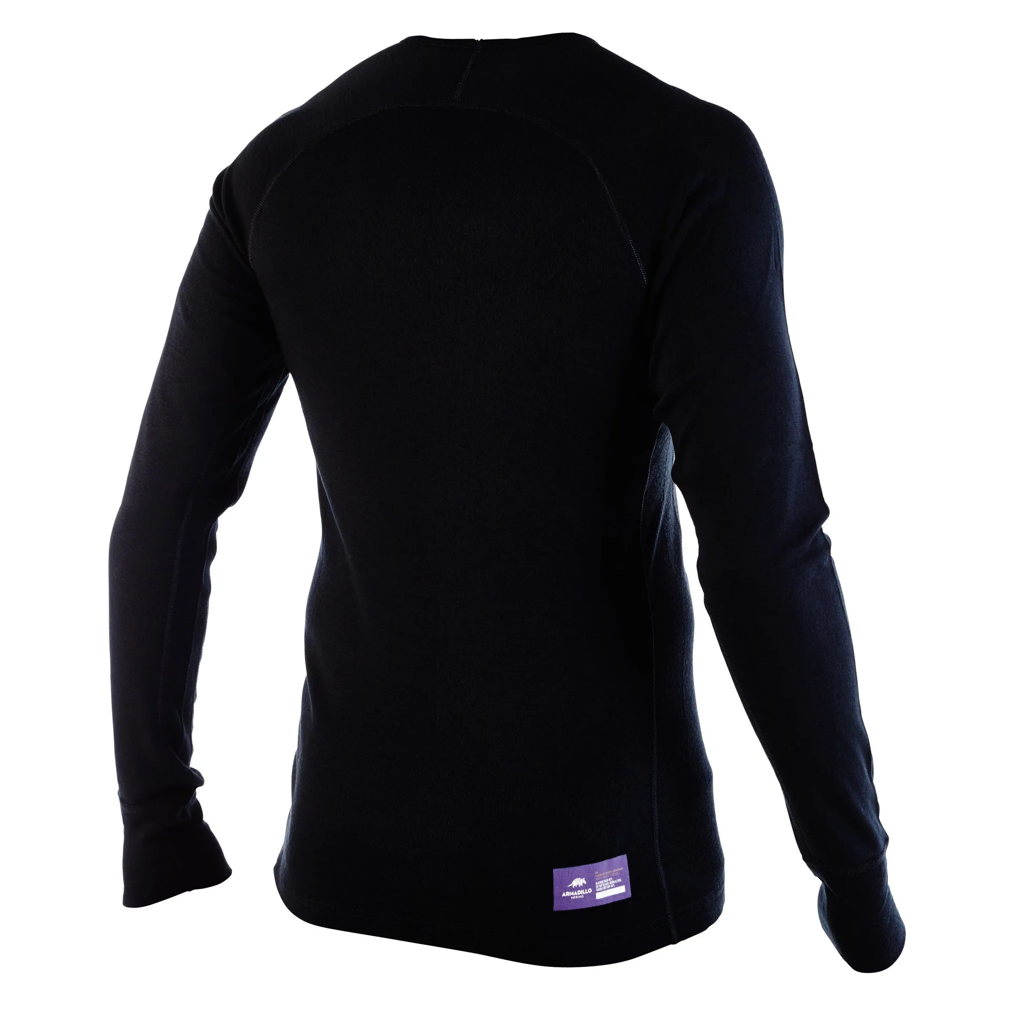 FALCON - Mens Merino Wool Baselayer Raptor Long Sleeve Crew Neck