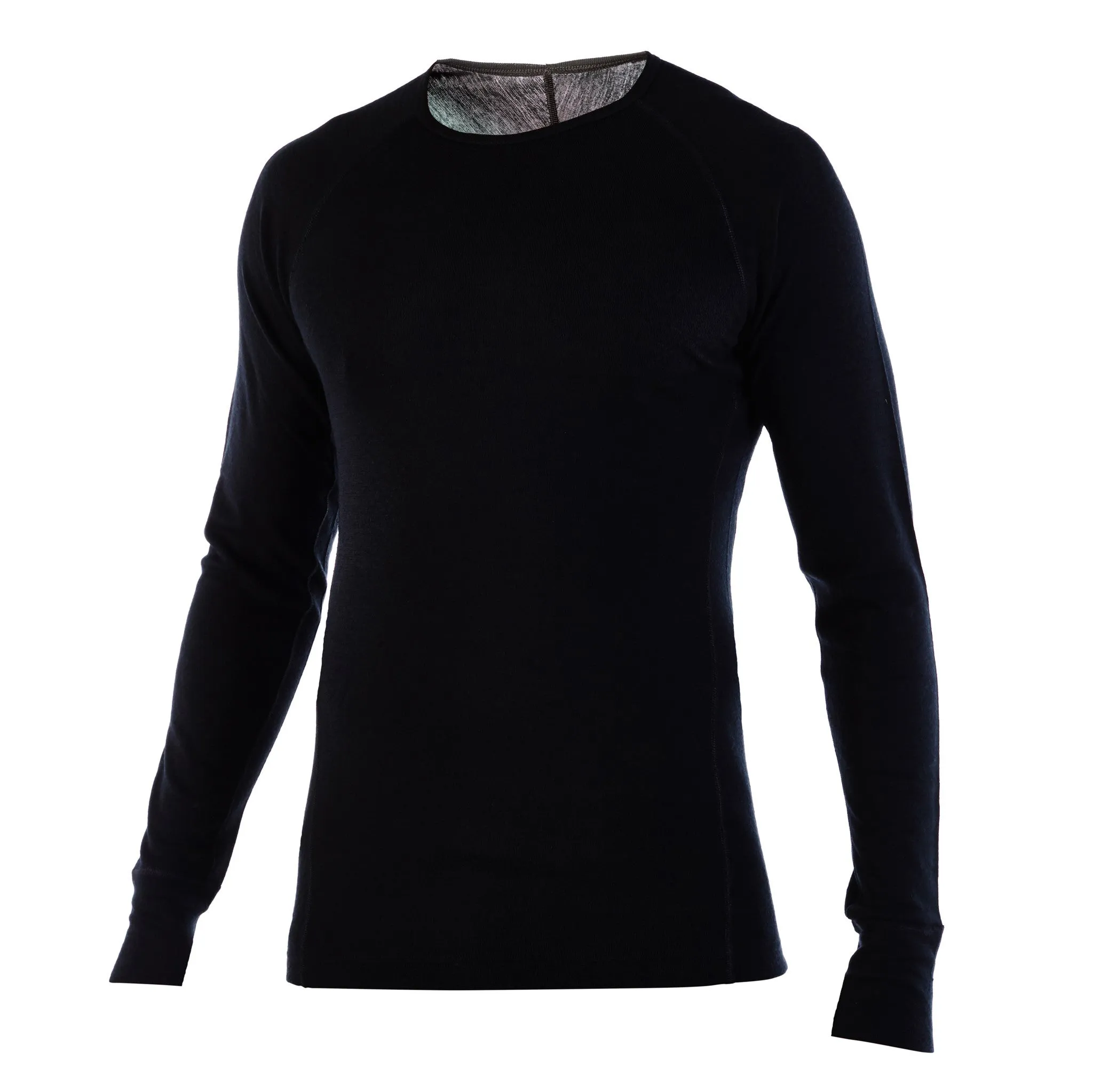 FALCON - Mens Merino Wool Baselayer Raptor Long Sleeve Crew Neck