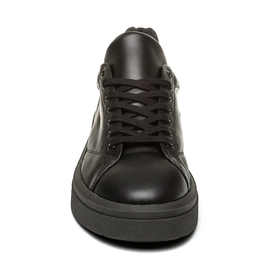 Fynner Trainer BLACK LEATHER