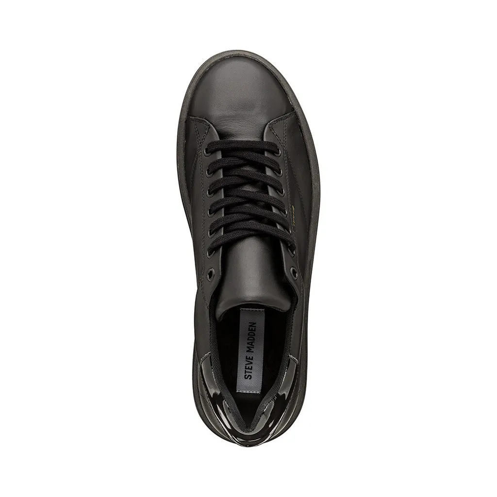 Fynner Trainer BLACK LEATHER