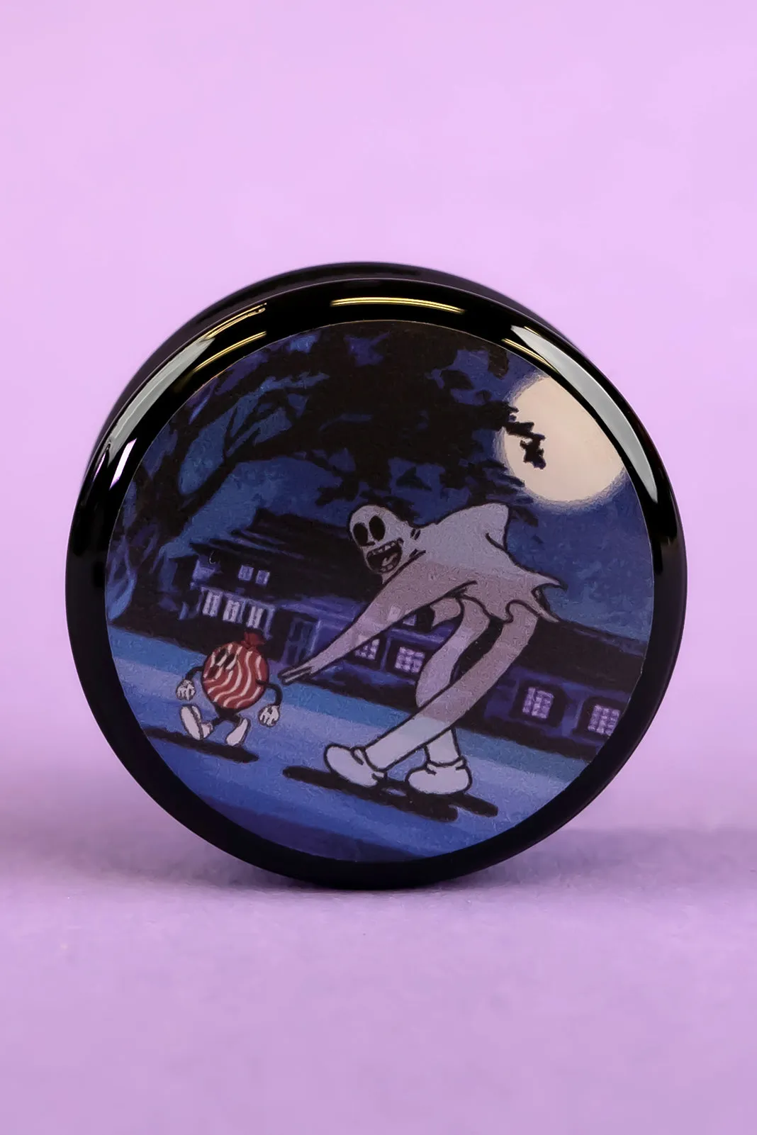 Ghost With Teeth Candy Acrylic Image Plugs