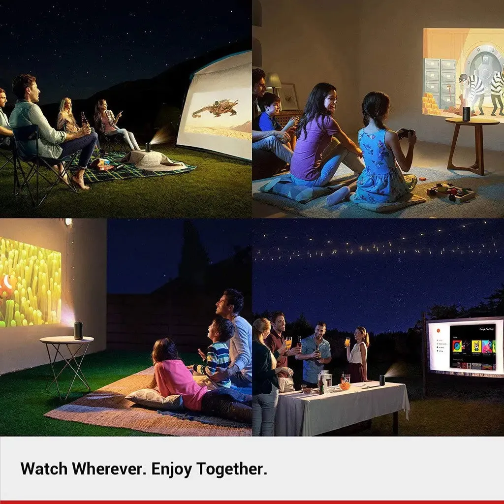 Nebula Capsule II Smart Mini Projector   FREE Anker PowerPort III 20W Charger D2421