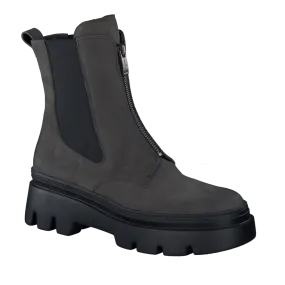 Paul Green Grey Zip Ankle Boot 8030