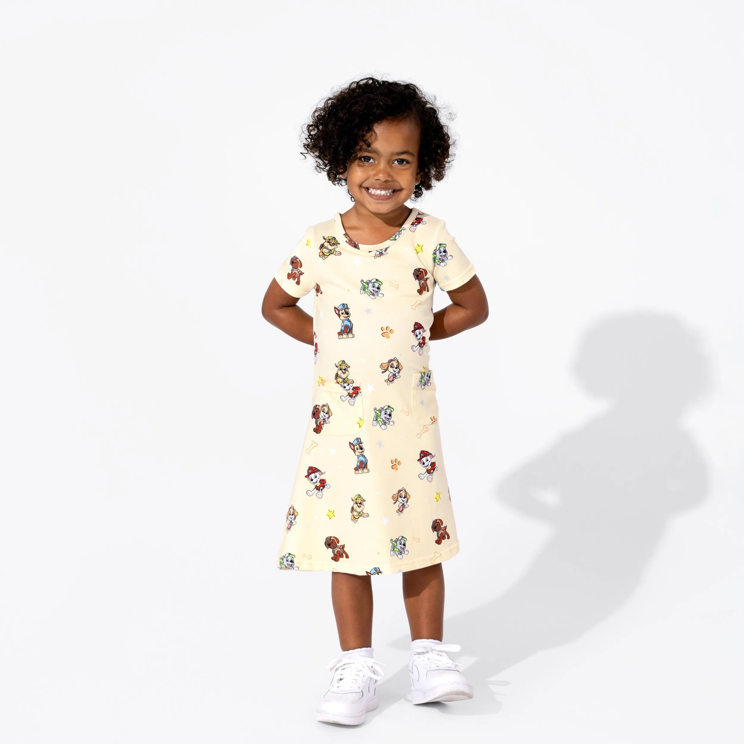 PAW Patrol: Classic Bamboo Terry Daywear Girls' Short Sleeve Dress
