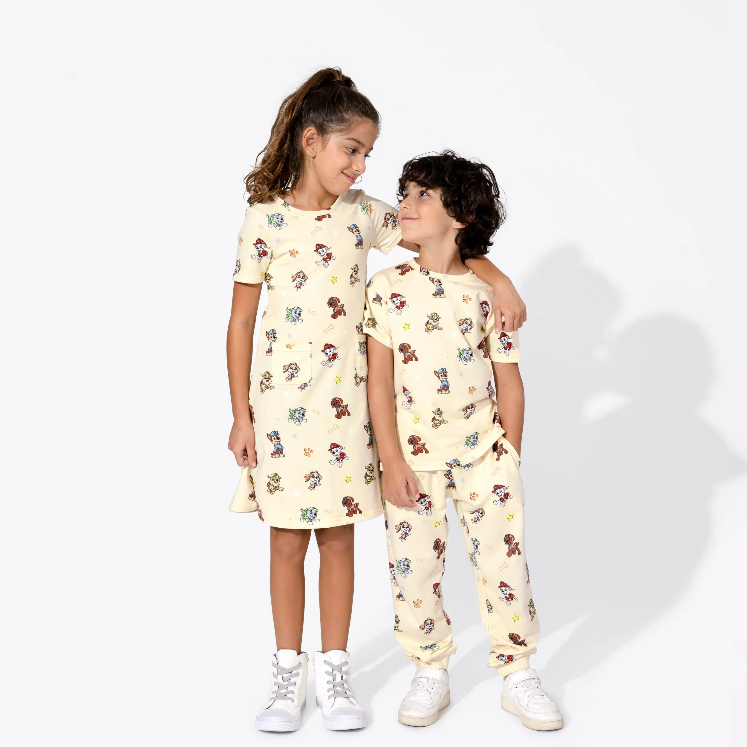 PAW Patrol: Classic Bamboo Terry Daywear Girls' Short Sleeve Dress