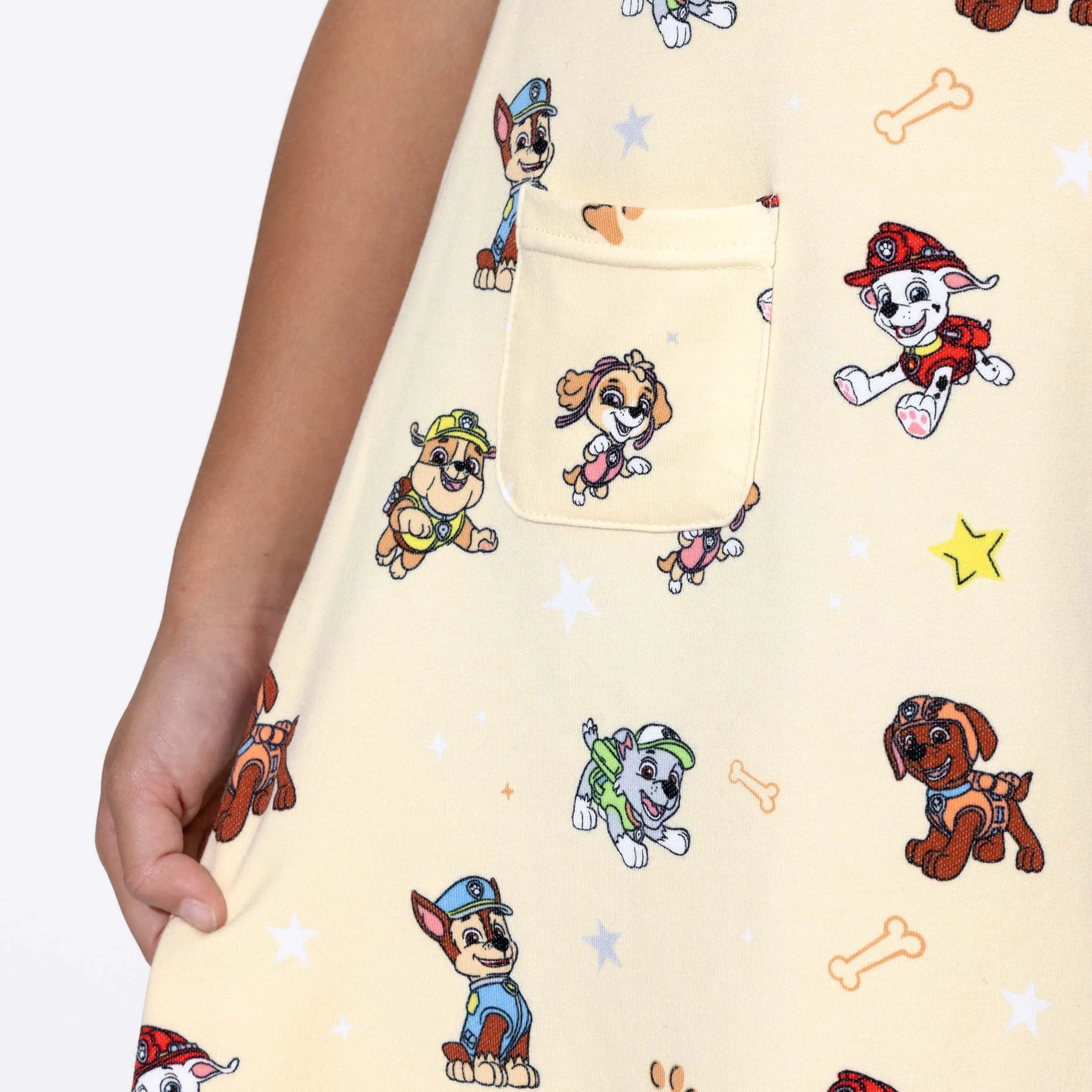 PAW Patrol: Classic Bamboo Terry Daywear Girls' Short Sleeve Dress