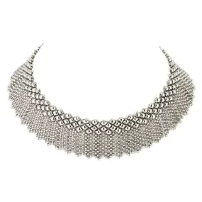 SG Liquid Metal N8-AS Antique Silver Necklace by Sergio Gutierrez